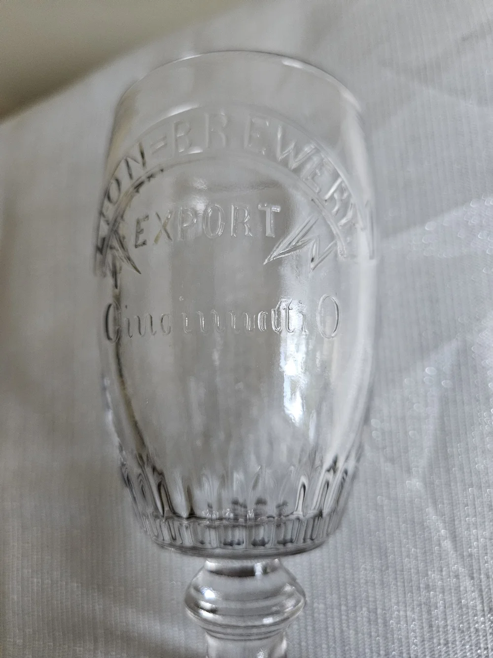 Lion‎ Brewery Pre-Prohibition Beer Glass